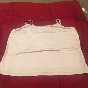 😊GUC SILKY LIGHT PINK TANK TOP FROM LANE BRYANT😊